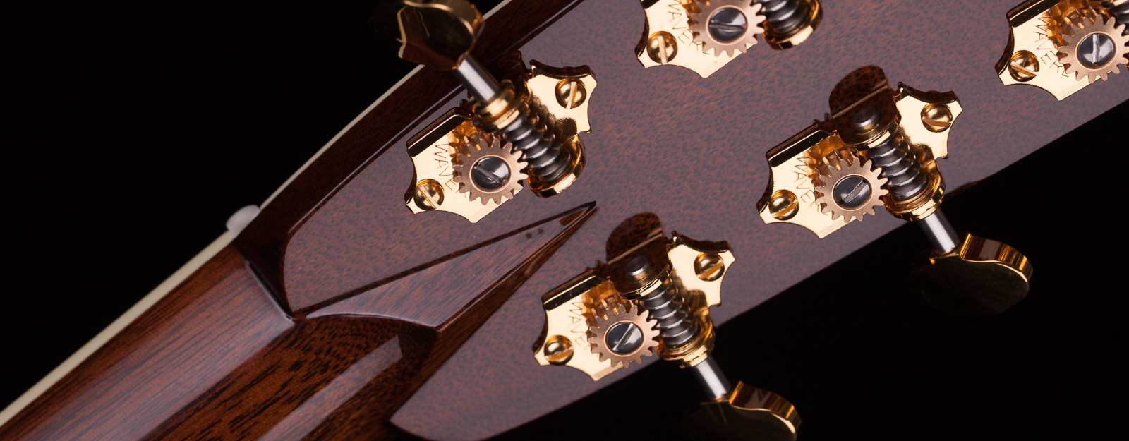 Collings Headstock with Waverly Tuners