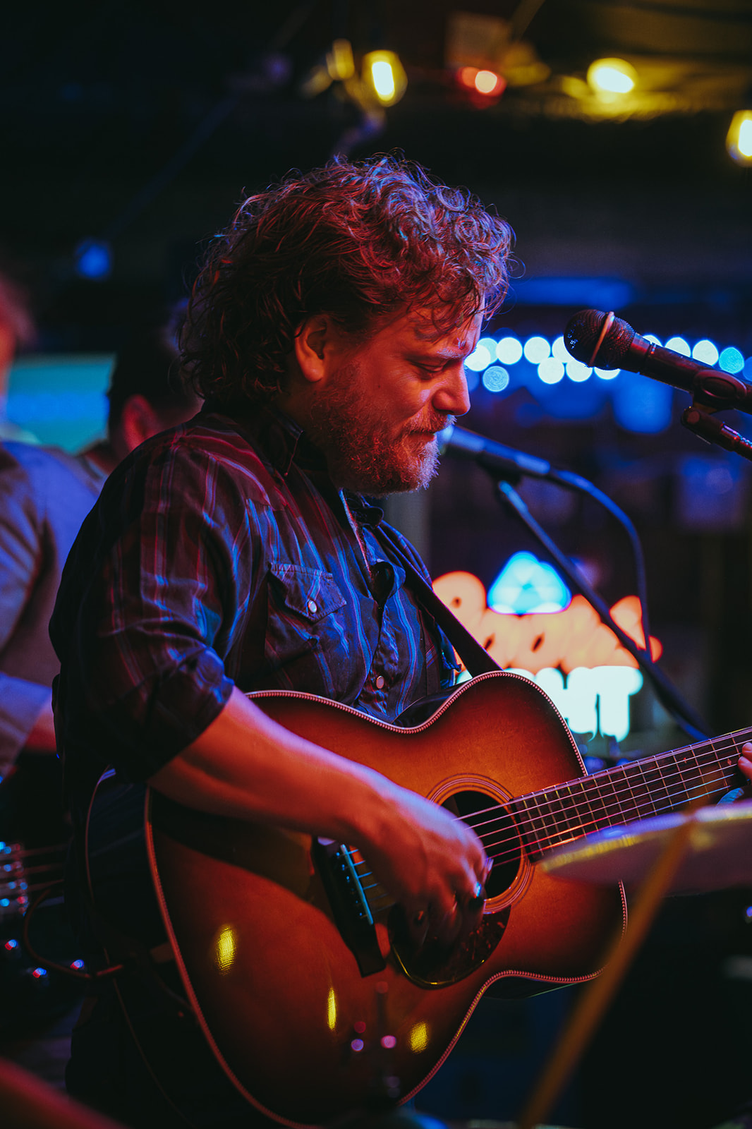 Casey Freedom with his Collings OM2H SB Old Growth Sitka