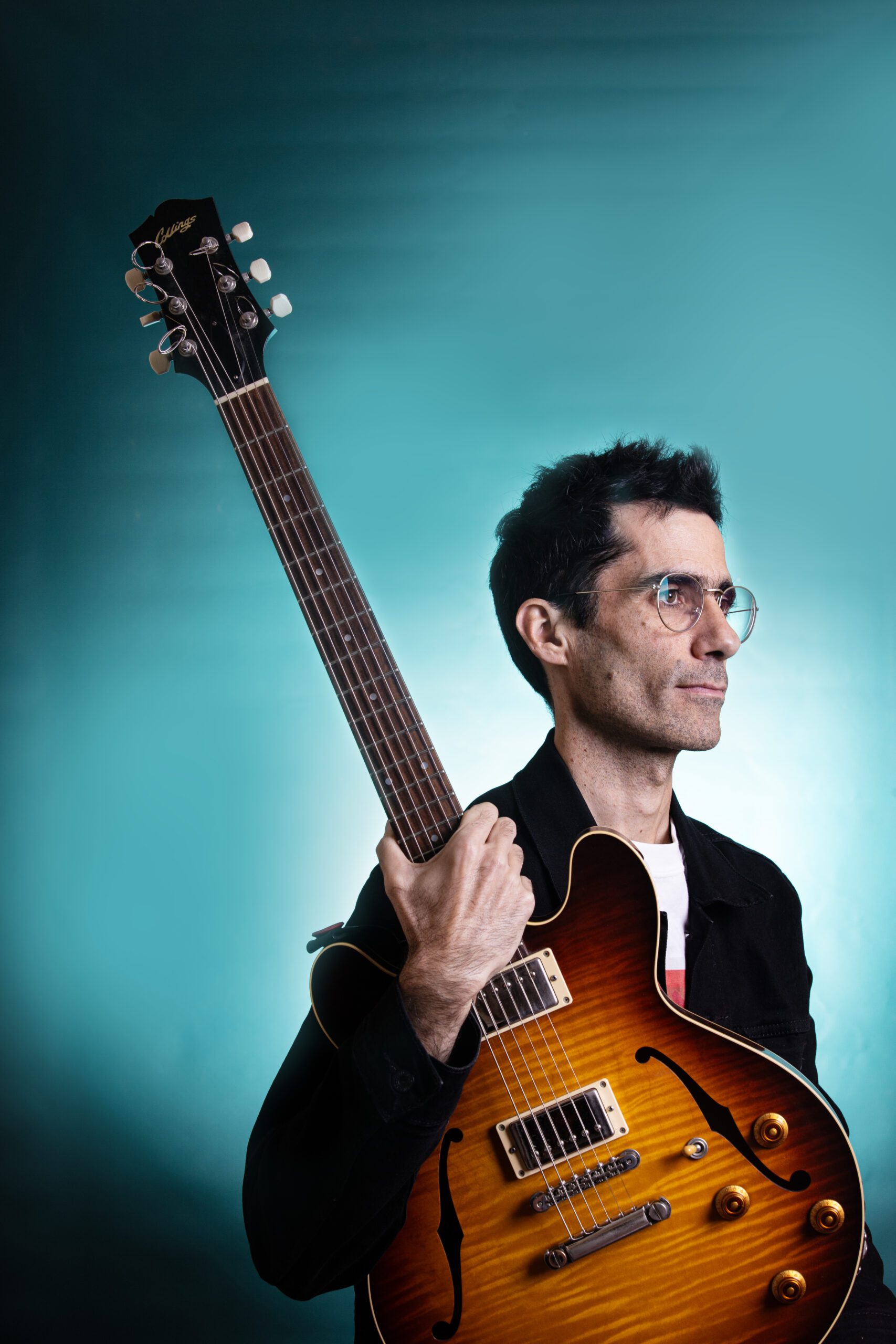 Lucio Balduini with his Collings I-35 LC